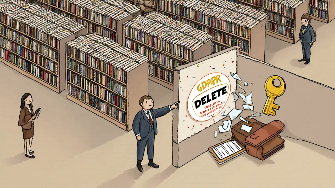 Библиотека с полными копиями блокчейна и компактная цифровая база данных, GDPR-кнопка разбивается о блокчейн.