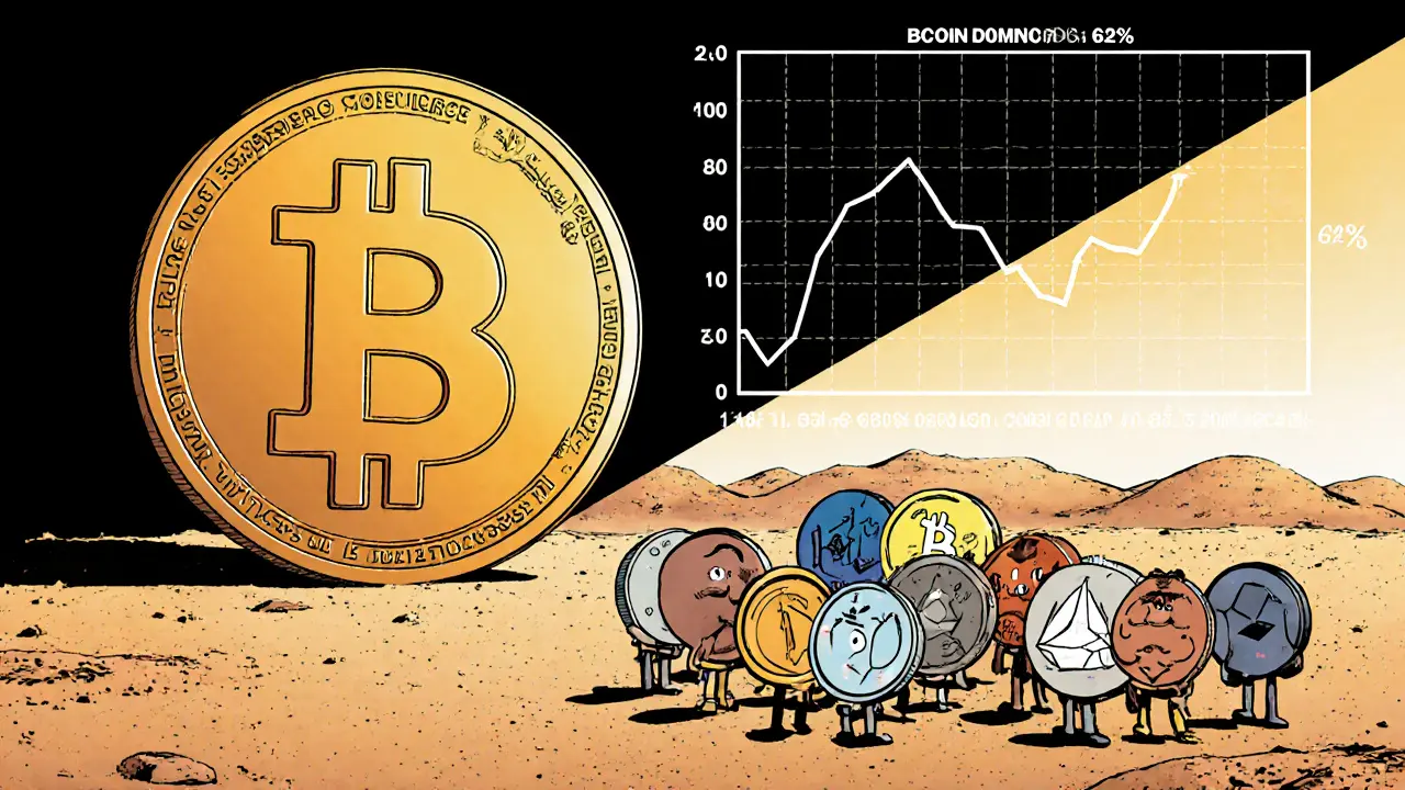 Доминирование Bitcoin: как он влияет на альткоины в 2025 году