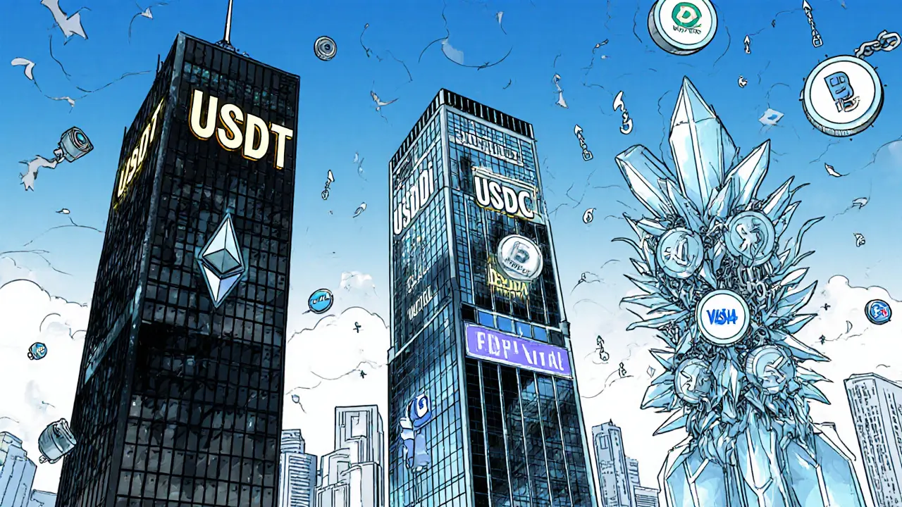 Стейблкоины на Ethereum: сравнение USDT, USDC и DAI в 2025 году