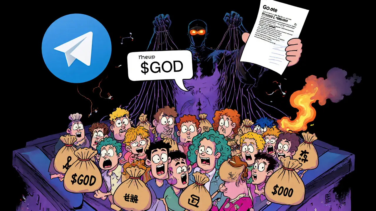 Толпа верит ложным обещаниям в Telegram-канале, за кулисами — машина для манипуляции рынком.