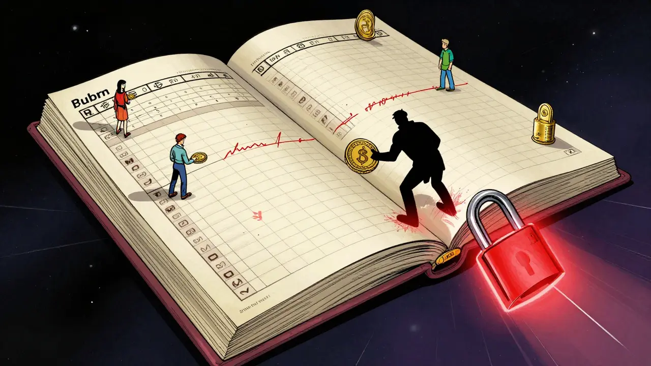 Гигантская книга записей, в которую люди со всего мира кладут цифровые деньги.