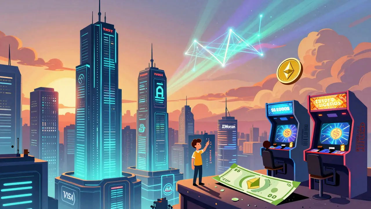 Город на Avalanche с DeFi-башнями, играми и корпоративными сабсетами, подсвеченный протоколом Snowman.