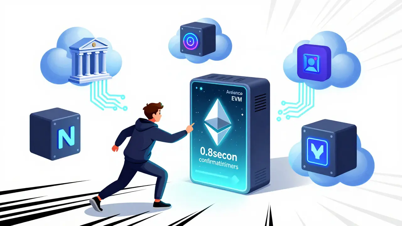 Разработчик переносит смарт-контракт с Ethereum на Avalanche, а сабсеты работают независимо как облачные серверы.