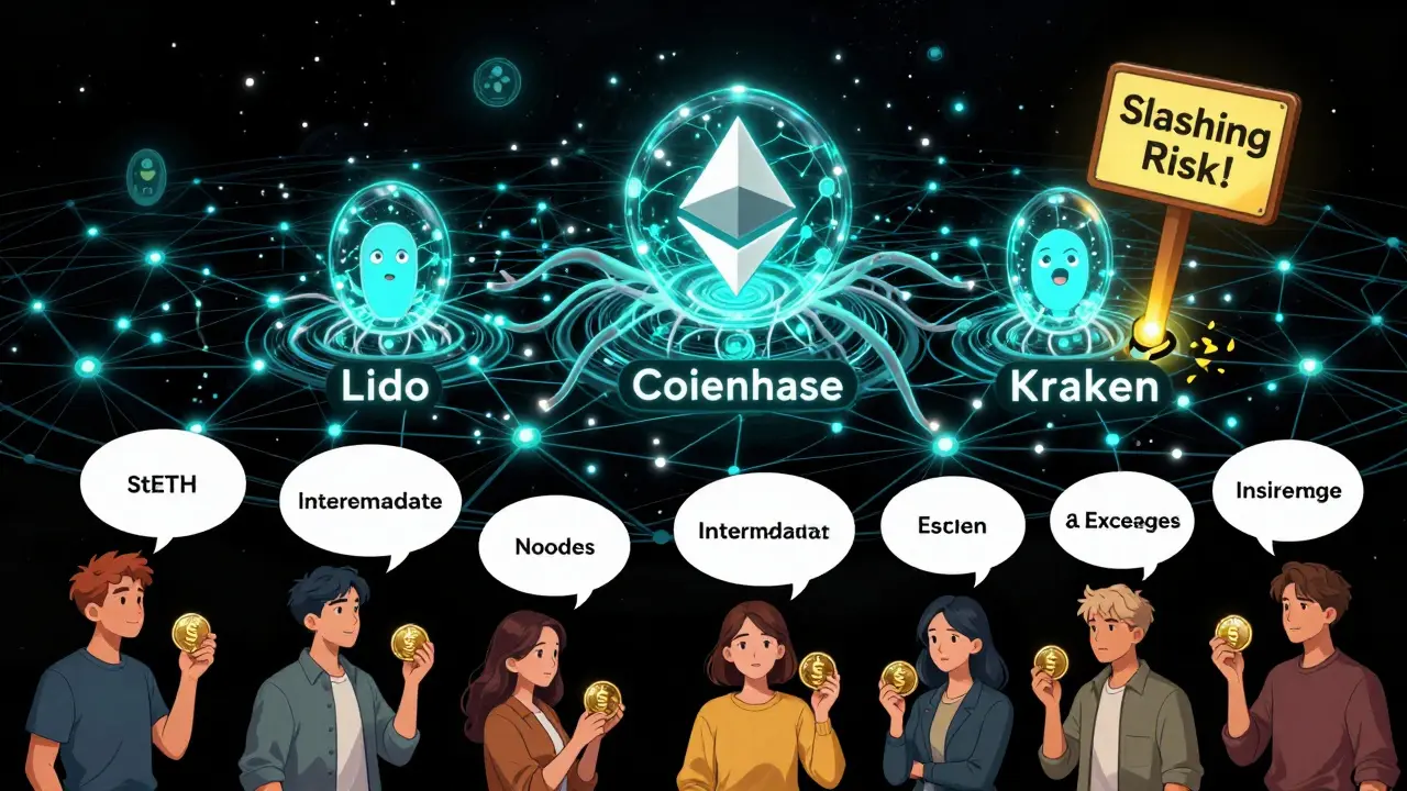 Сеть Ethereum как живой организм с валидаторами, рисками слешинга и разными типами пользователей.