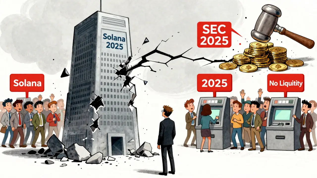 Инвестор пытается вывести средства из заблокированной биржи, пока над ним обрушивается регуляторный молот.