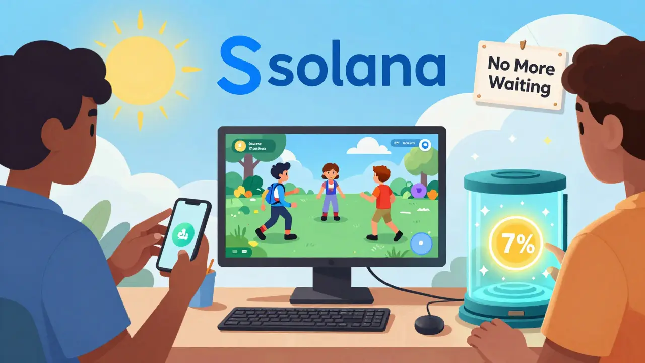 Люди используют Solana для покупки NFT, игр и получения пассивного дохода в повседневной жизни.