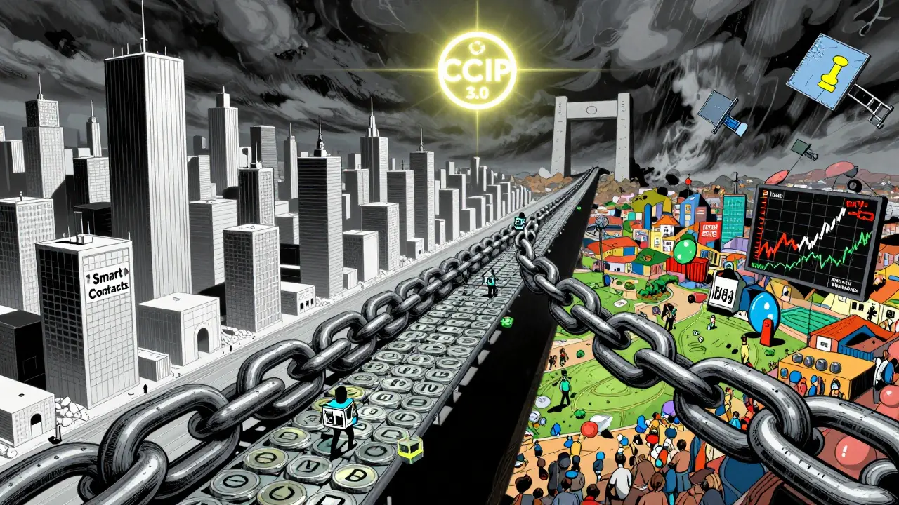 Мост из цепочек LINK соединяет изолированный блокчейн с реальным миром: погодой, рынками и спортом.