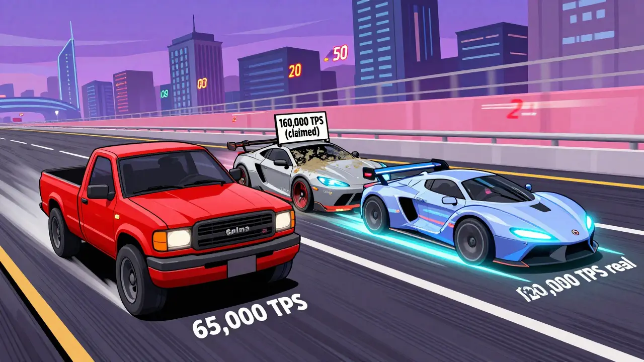 Solana vs Aptos vs Sui: сравнение TPS и финализации транзакций в 2026 году