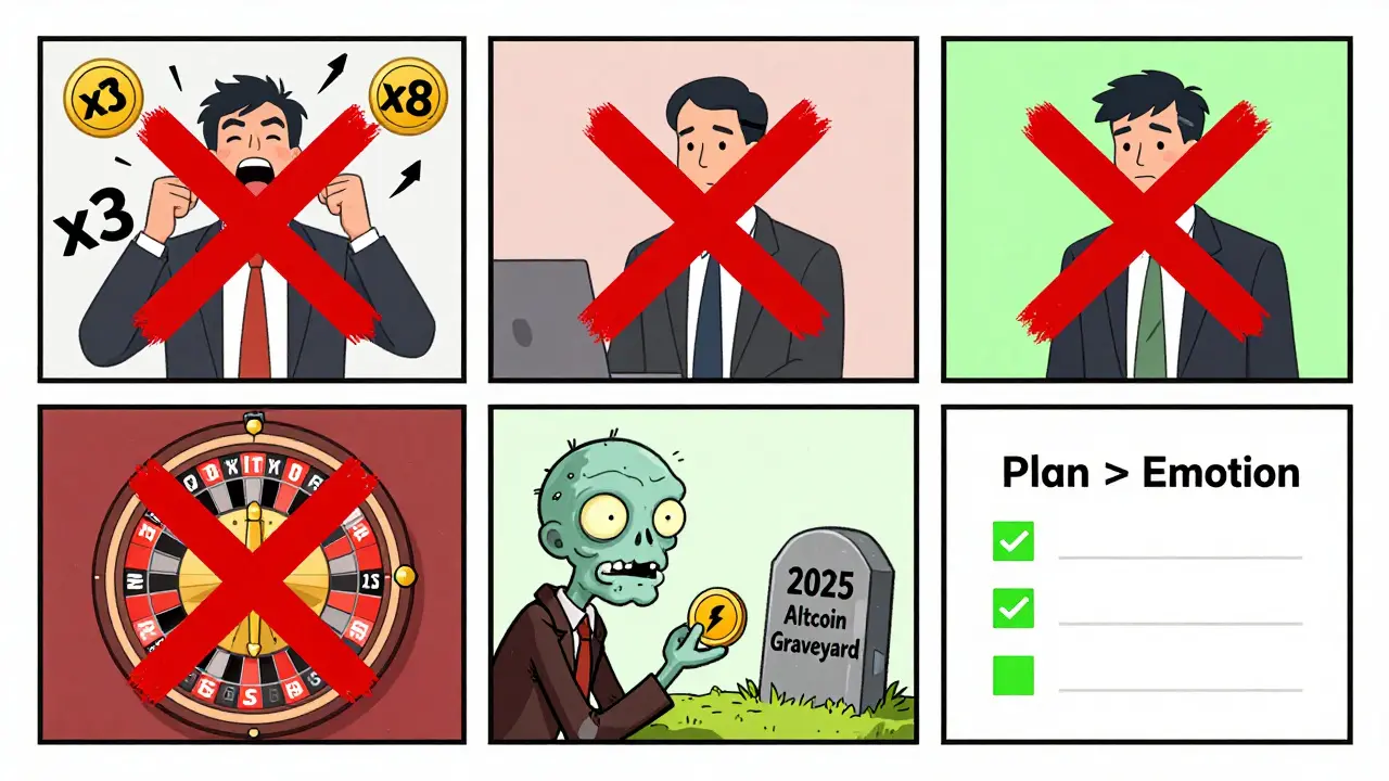 Три типа трейдеров: тот, кто продал слишком рано, тот, кто рисковал всем, и тот, кто держал до нуля, рядом с умным трейдером.