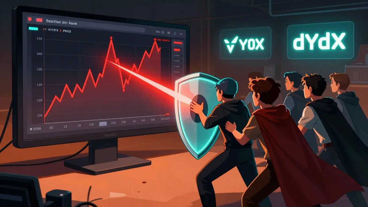 Герои Chainlink блокируют ложный сигнал цены, спасая позицию пользователя в Aave от ликвидации.