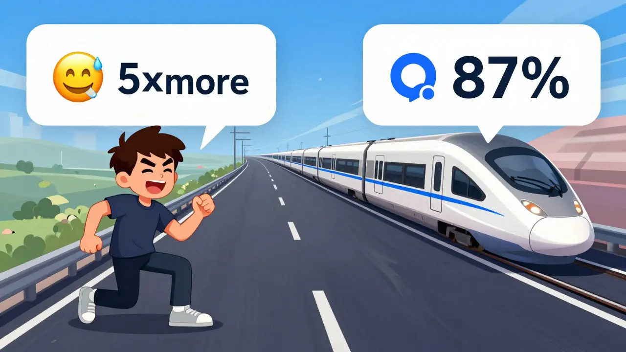 Сравнение режимов отправки ETH: медленный — экономия 87%, быстрый — переплата в 5 раз.